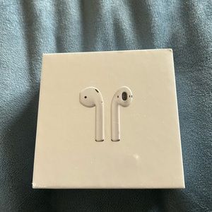 Still sealed, Apple AirPods 2nd generation.